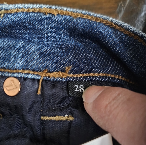 7 For All Mankind High Waist Ankle Skinny Denim Jeans NWT - Picture 7 of 9